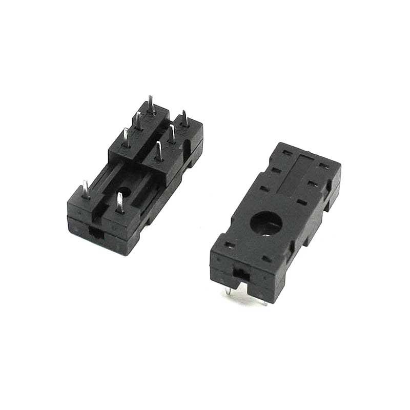 PCB Plug-in Type 8 Pin Relay Socket Base for OMRON G2R-2 / Panasonic JW2SN