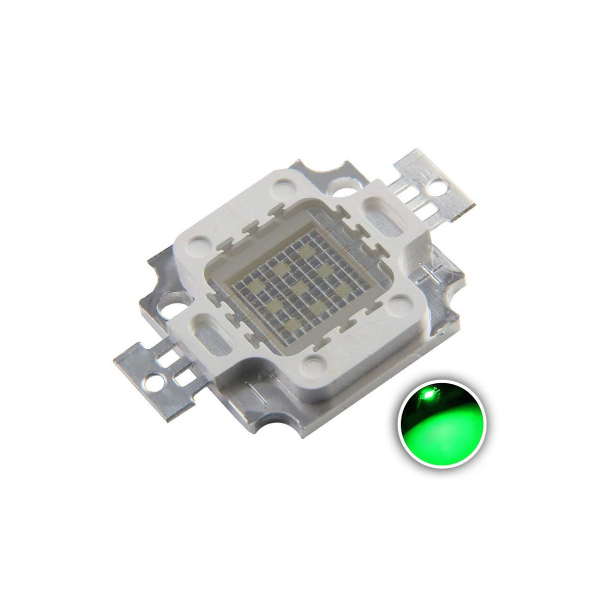 High Power Led Chip 10W Green