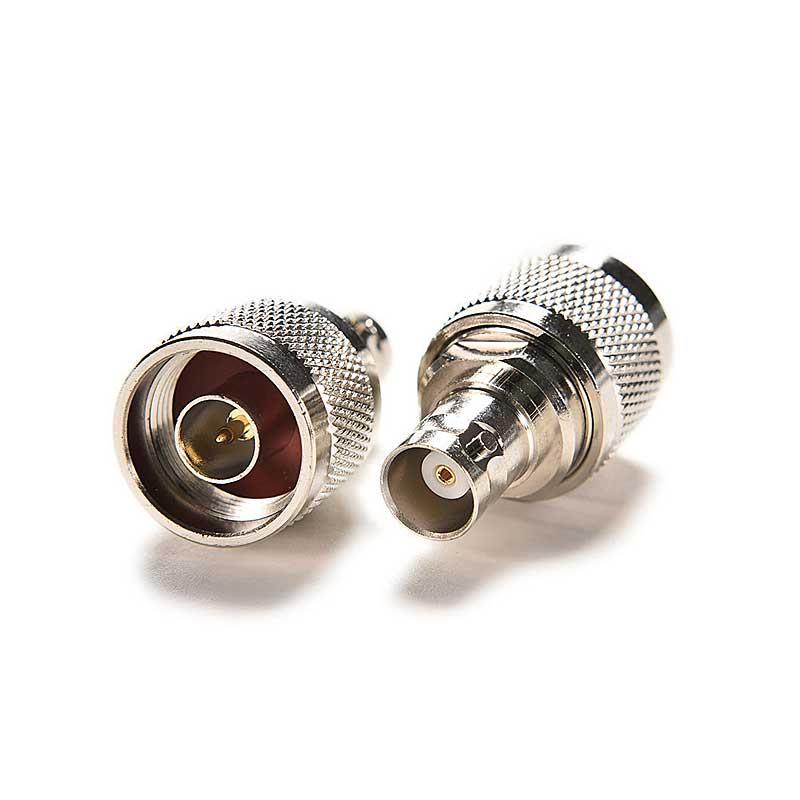 N Type Male Plug To BNC Female Jack Straight Coaxial RF Connector