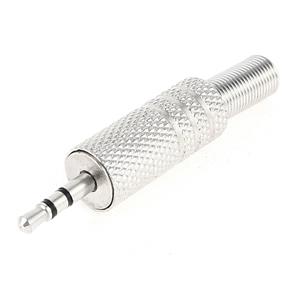 2.5mm Stereo Male Jack Plug Metal with Spring