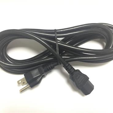 Volex Power Cord - US 3 Pin Plug to C13 IEC Mains Lead Cable 3m for Servers