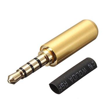 3.5mm 4 Pole Copper Headphone Repair Jack Plug