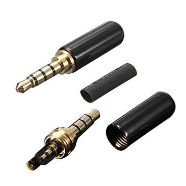 3.5mm 4 Pole Copper Headphone Repair Jack Plug