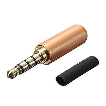 3.5mm 4 Pole Copper Headphone Repair Jack Plug