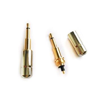 2.5mm Gold Plated Mono Plug Audio Plug Soldering Connector