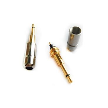 2.5mm Gold Plated Mono Plug Audio Plug Soldering Connector