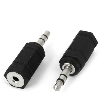 Audio 3.5mm Stereo Male to 2.5mm Female M/F Plug Adapter