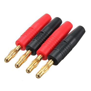 AMASS 4mm Wire Music Speaker Cable Banana Plug Connector