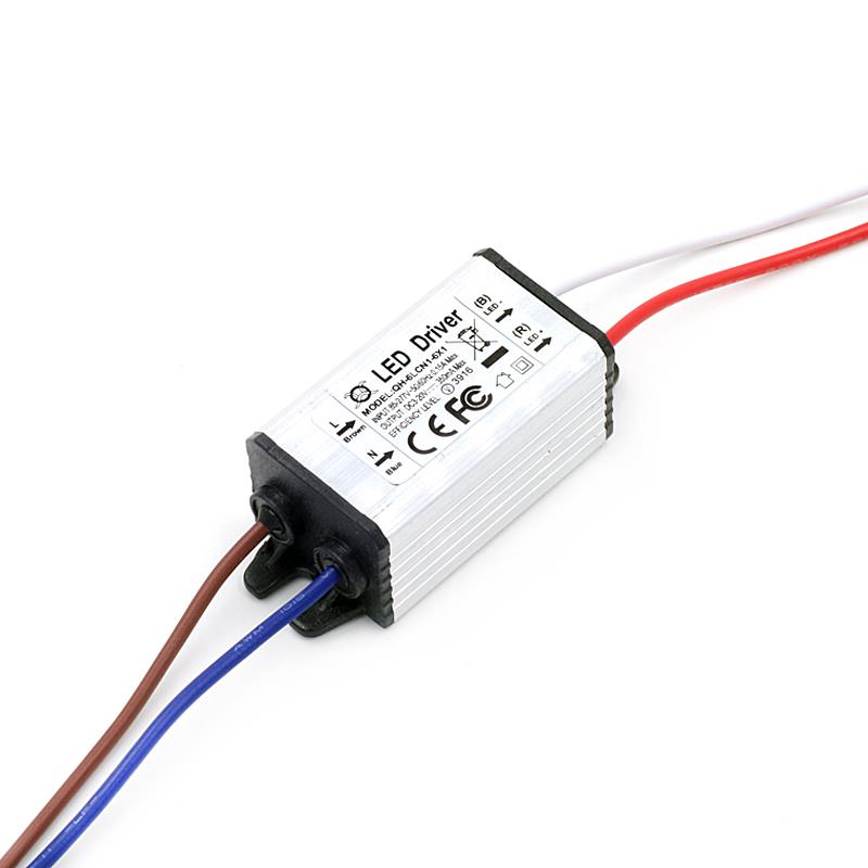 6W 300mA waterproof constant current LED driver