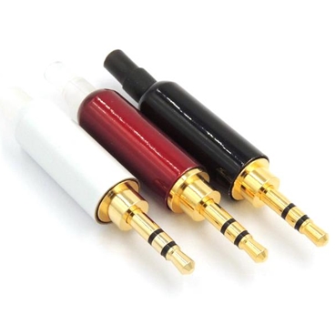 2.5mm 3 Pole Male stereo with Belt clip Sleeve Tail Repair Headphone Jack Plug