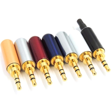 2.5mm 3 Pole Male stereo with Belt clip Sleeve Tail Repair Headphone Jack Plug