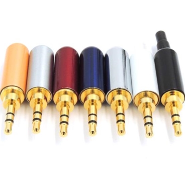 2.5mm 3 Pole Male stereo with Belt clip Sleeve Tail Repair Headphone Jack Plug