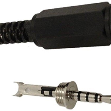 2.5mm 4 Pole Plastic housing Male Audio Plug