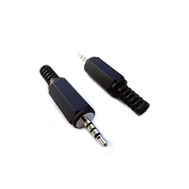 2.5mm 4 Pole Plastic housing Male Audio Plug