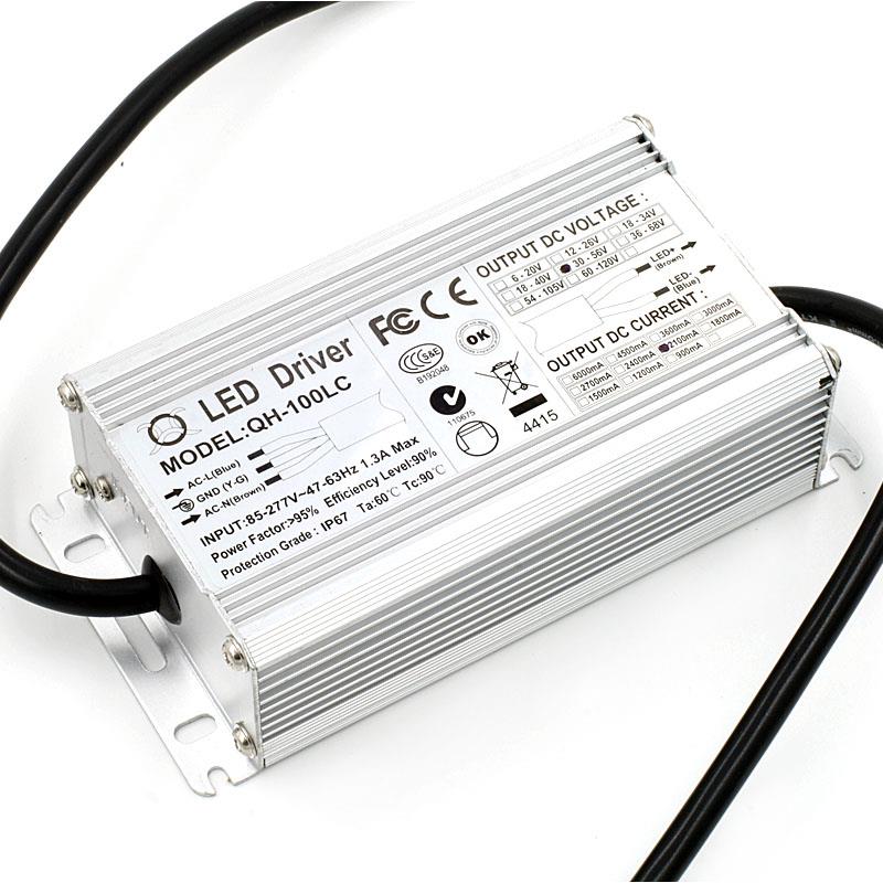 100W 2100mA Waterproof Constant Current LED Driver