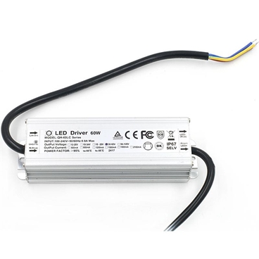 60W 900mA waterproof constant current LED driver