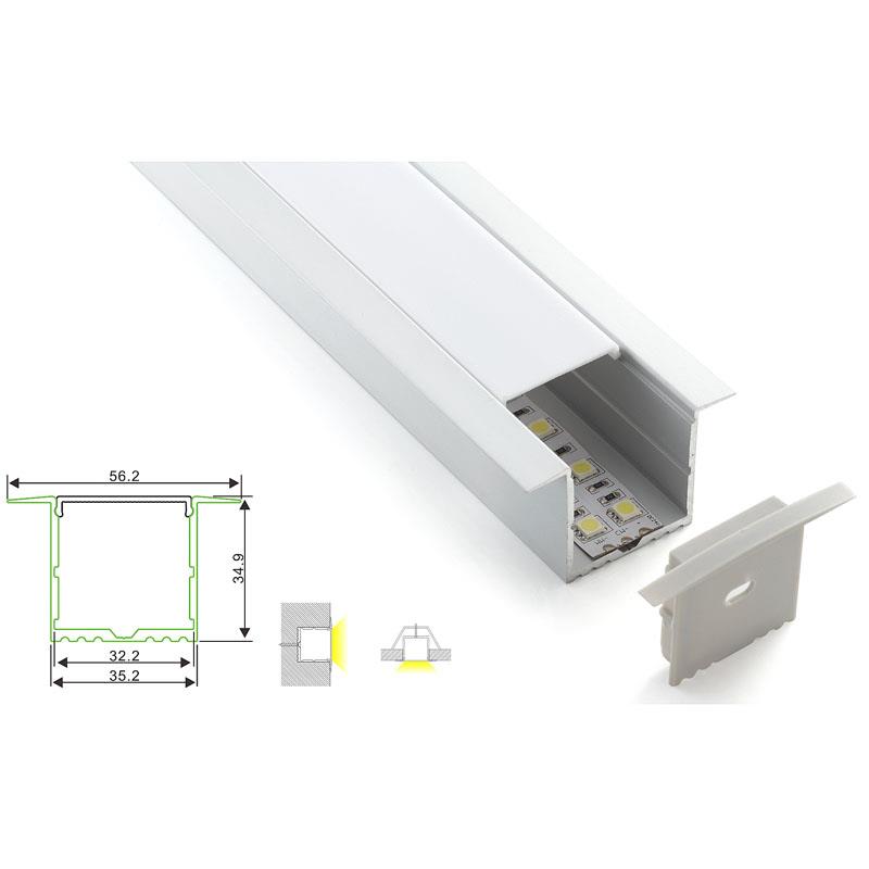 Recessed Aluminum Profile Channel for LED Strip