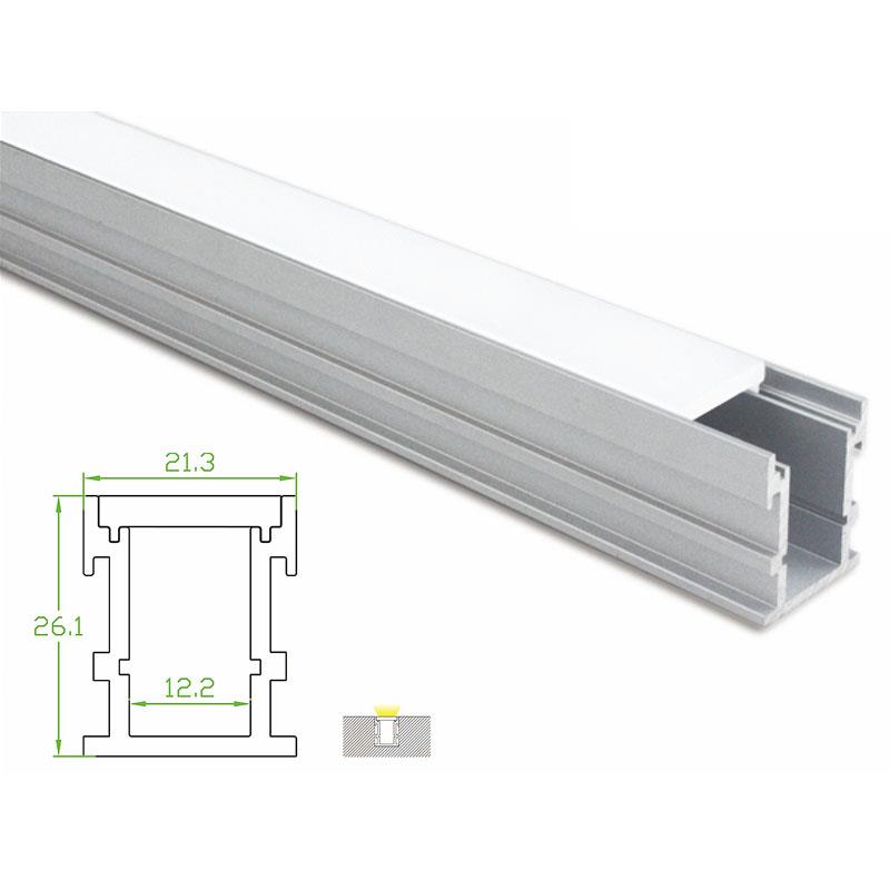 Recessed Aluminum Profile Channel for LED Strip