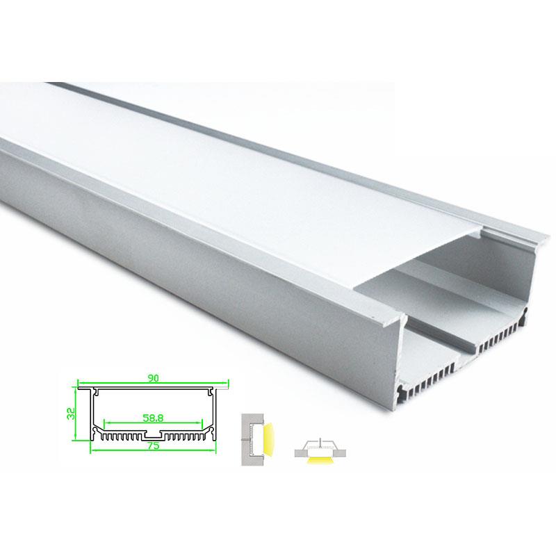 Recessed Aluminum Profile Channel for LED Strip