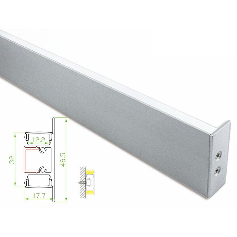 Cove Cornice / Indirect Aluminum Profile Channel for LED Strip