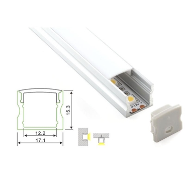 Flat Aluminum Profile Channel for LED Strip