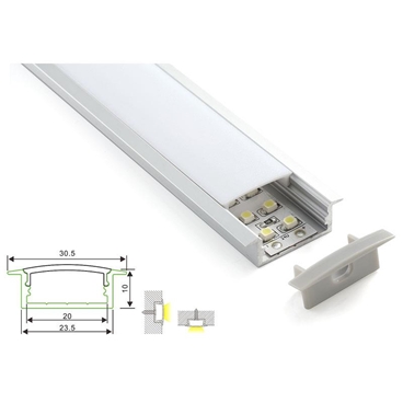 Recessed Aluminum Profile Channel for LED Strip