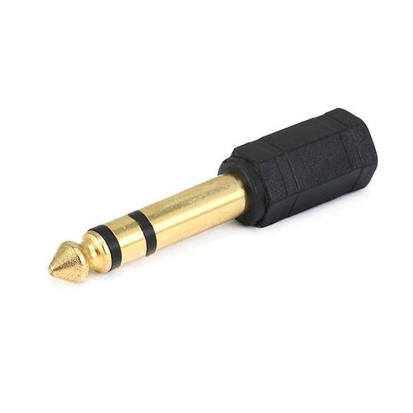 6.35mm Male Plug To 3.5mm Stereo Female Jack Audio Adapter