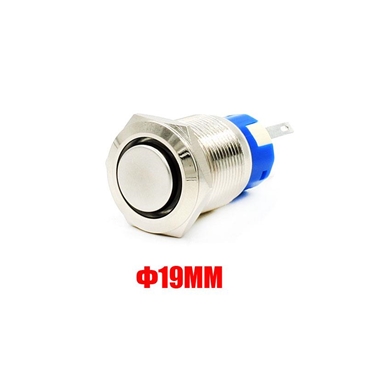 19mm 5PIN 12V LED On/off Push Button Metal Switch Momentary