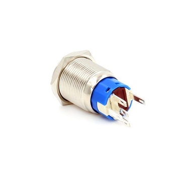 19mm 5PIN 12V LED On/off Push Button Metal Switch Momentary