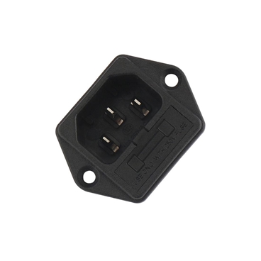 AC 250V 10A IEC320 C14 Male Power Cord Inlet Socket with Fuse Holder