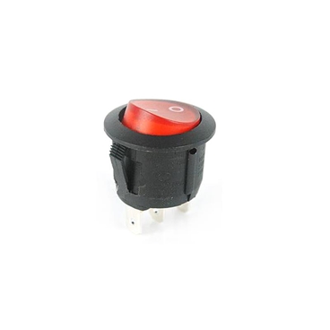 19mm Dia 3PIN SPST ON-OFF Round Rocker Switch