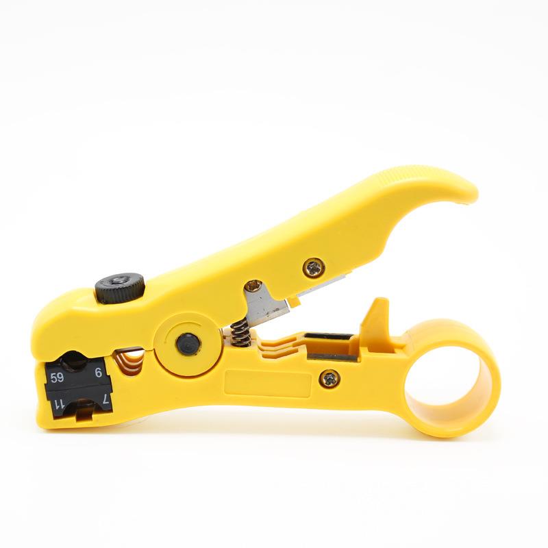 Universal Cable Stripper for RG59/6/7/11 Cable, Telephone Lines, Power Lines