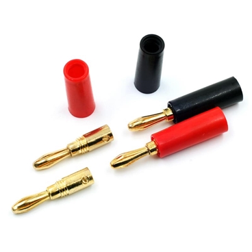 4mm Banana Plugs, Closed Screw Type for Musical Audio Speaker Cable Wire Connectors