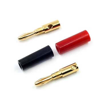 4mm Banana Plugs, Closed Screw Type for Musical Audio Speaker Cable Wire Connectors