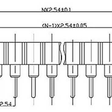 40Pin 2.54mm Pitch Breakaway Female header for Arduino Prototype Shield