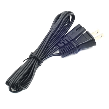 1.8M (6ft) 2-Prong USA AC Power Cable Cord  (UL Listed)