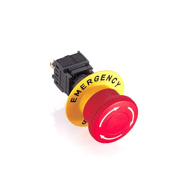 16mm 4pin Emergency Stop Wist-To-Release F16