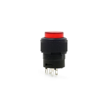 16mm 4PIN LED Lamp Momentary Push Button Switch