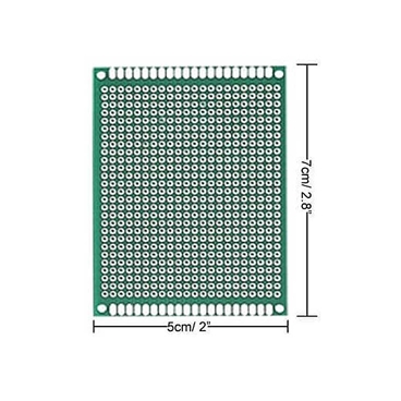 5x7cm Double Sided PCB Prototype Breadboard FR4