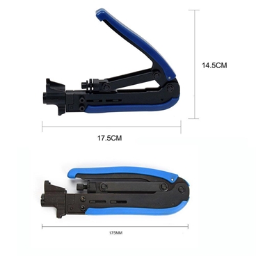 RG59 RG6 RG11 Coax Cable F-Connector Compression Hand Crimper Crimping Tool