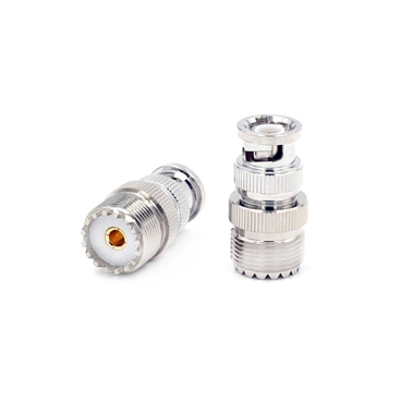 BNC Male to UHF Female SO239 SO-239 Straight RF Coaxial Connector