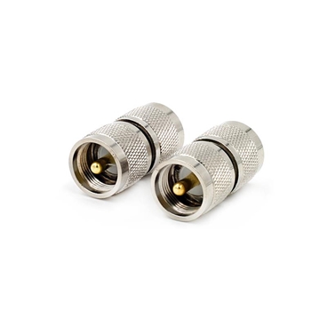 RF coaxial coax adapter UHF male to male PL-259 connector