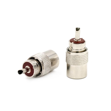 UHF/PL-259 Male Solder Coax Connector With Reducer for 50ohm Low Loss RG-58 RF Cable