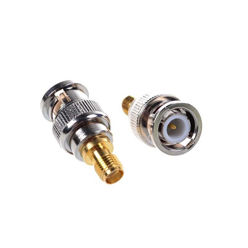 BNC Male to SMA Female Plug Coax Adapter