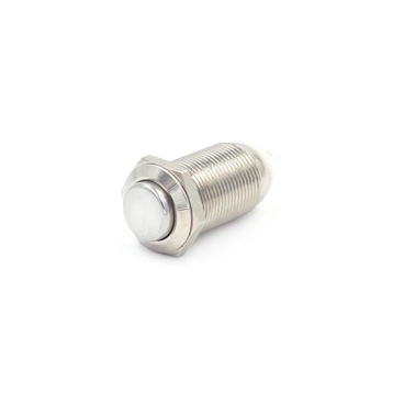12mm Self-locking Latching Stainless Steel Metal Push Button Switch High Flush 2A 36VDC