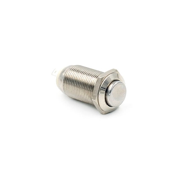 12mm Self-locking Latching Stainless Steel Metal Push Button Switch High Flush 2A 36VDC