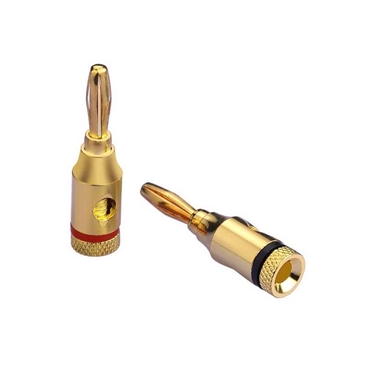 4mm Banana Plug Gold plated Musical Speaker Cable Wire Screw Banana Plug Connector