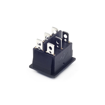 6 Pin 3 Position Rocker Switch with Arrows