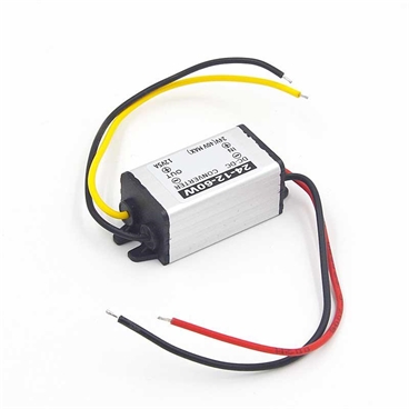 60W Waterproof DC-DC Converter for Car Truck Vehicle, DC 24V Step-Down to DC 12V 5A