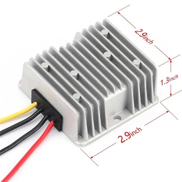 120W Waterproof DC-DC Converter for Car Truck Vehicle, DC 24V Step-Down to DC 12V 10A